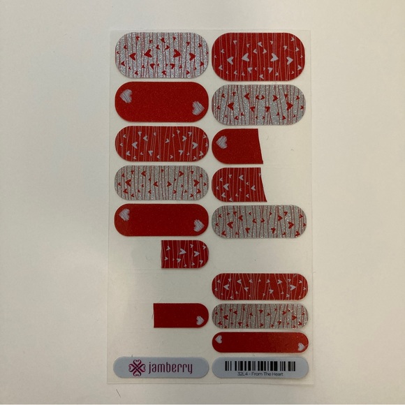 Jamberry Nail Wraps - From The Heart - Picture 2 of 5